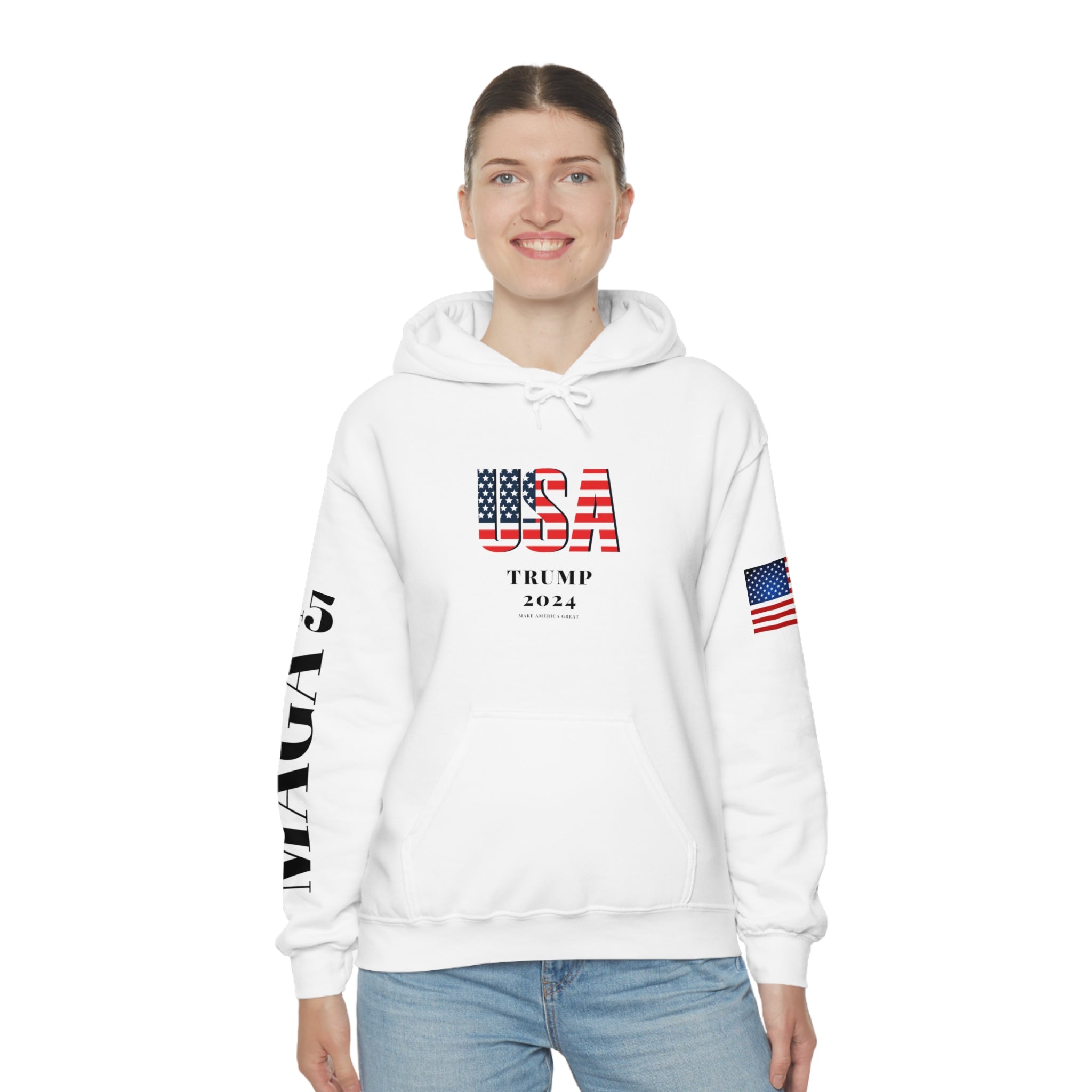 USA Trump 2024 Eagle Hoodie