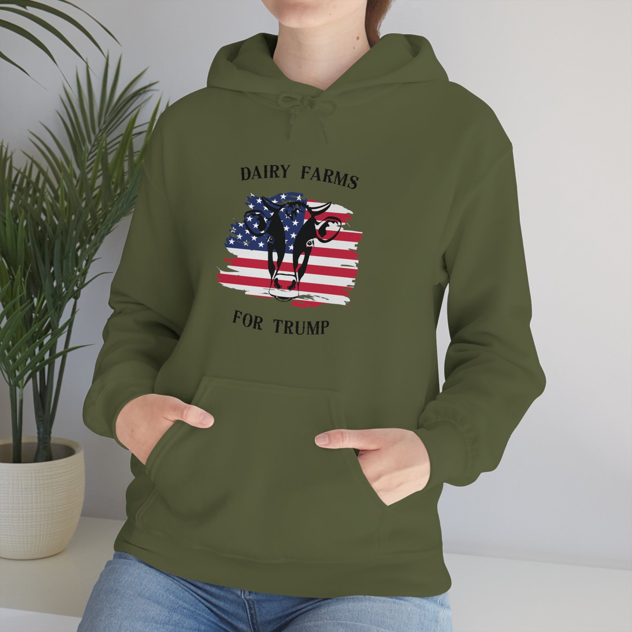 Dairy Farms For Trump Hoodie