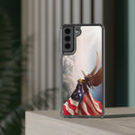 Eagle American Flag Clear Cases