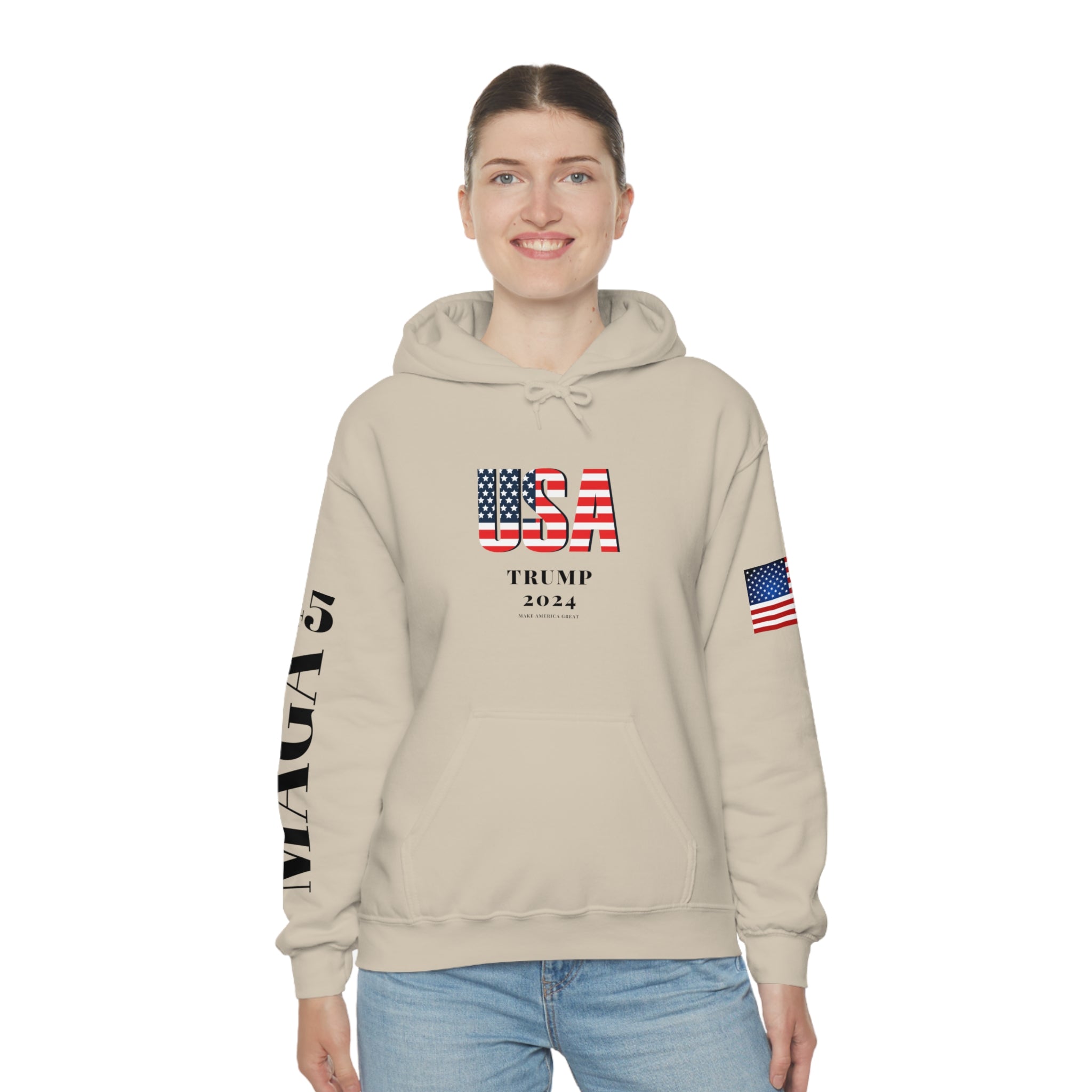 USA Trump 2024 Eagle Hoodie