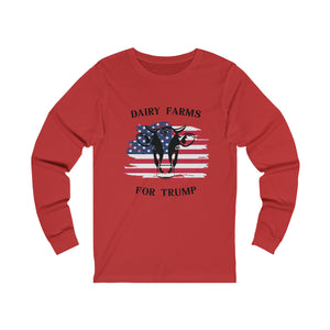 Dairy Farms For Trump Long Sleeve T-shirt