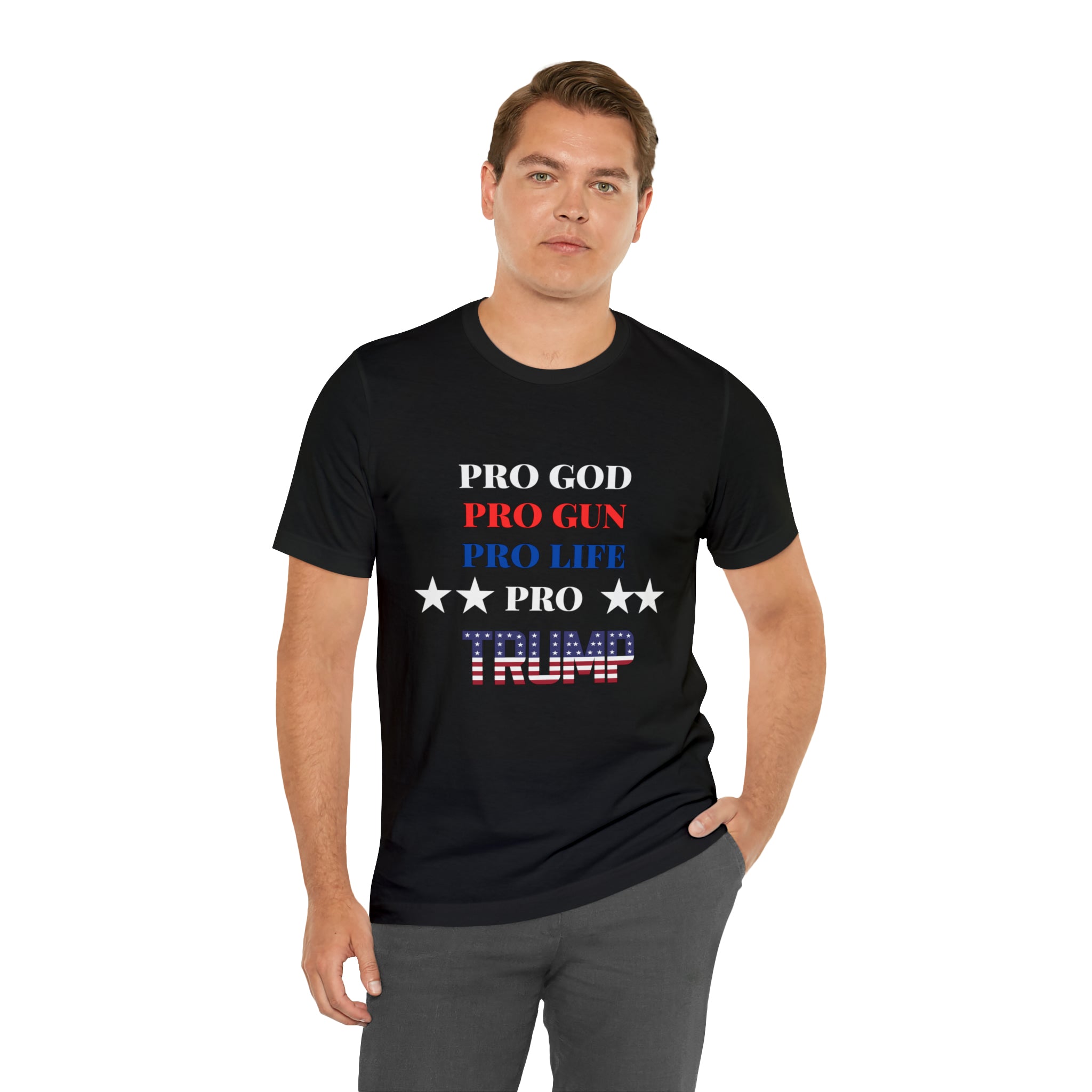 Pro God Pro Gun Pro life Pro Trump T-shirt