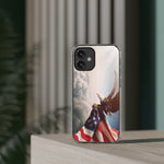 Eagle American Flag Clear Cases