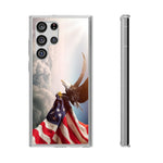 Eagle American Flag Clear Cases