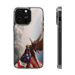 Eagle American Flag Clear Cases