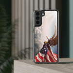 Eagle American Flag Clear Cases