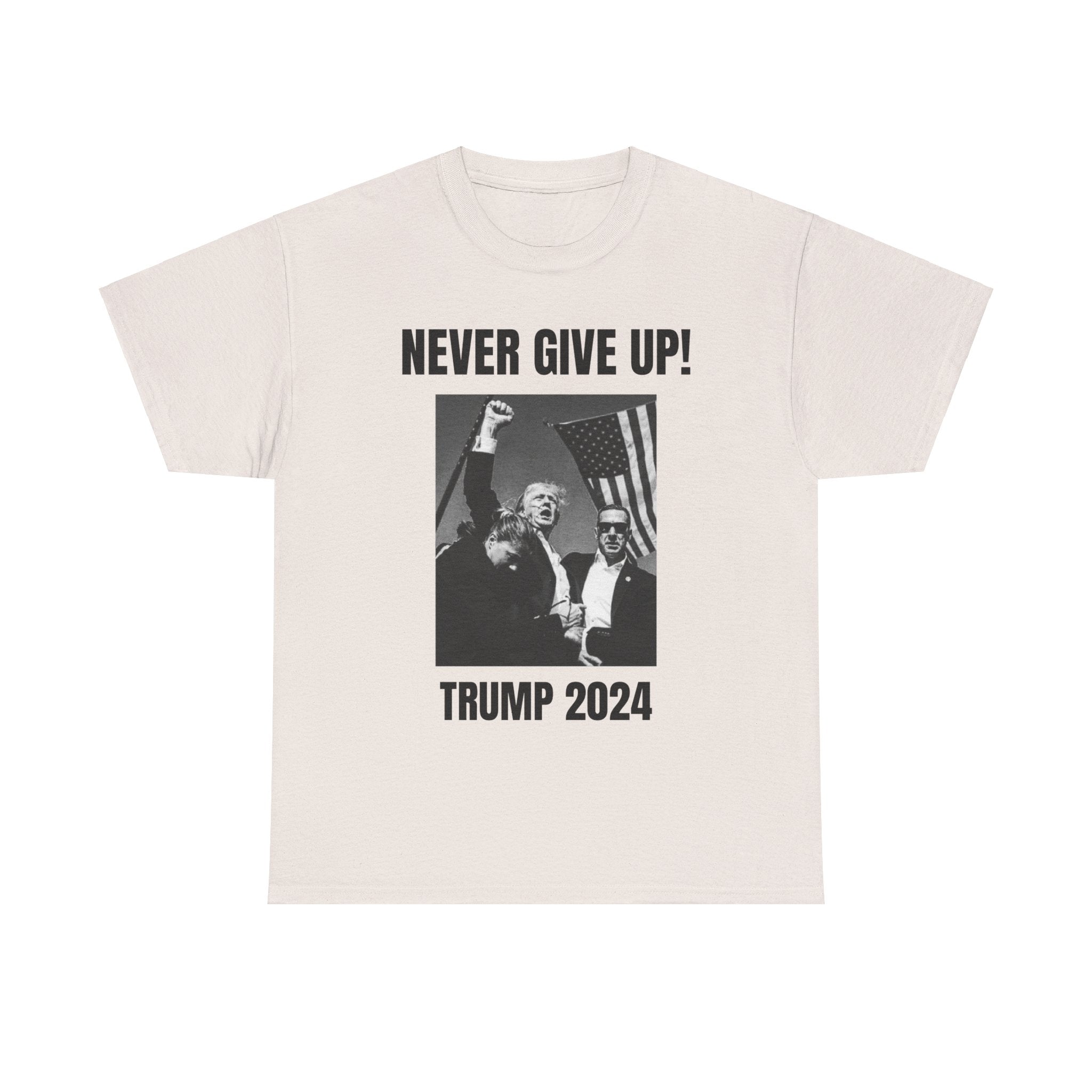 Never Give Up Trump T-shirt