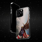 Eagle American Flag Clear Cases