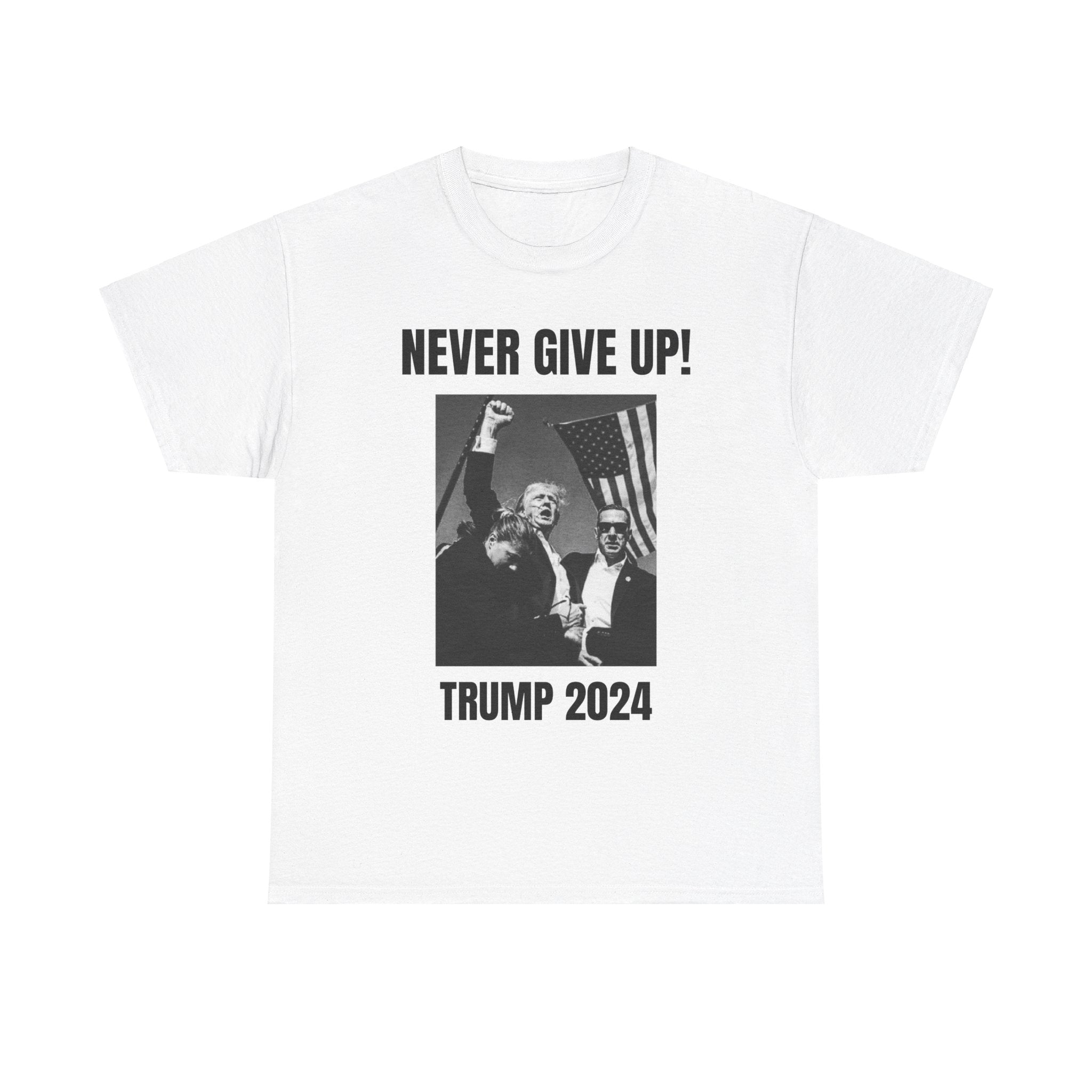 Never Give Up Trump T-shirt