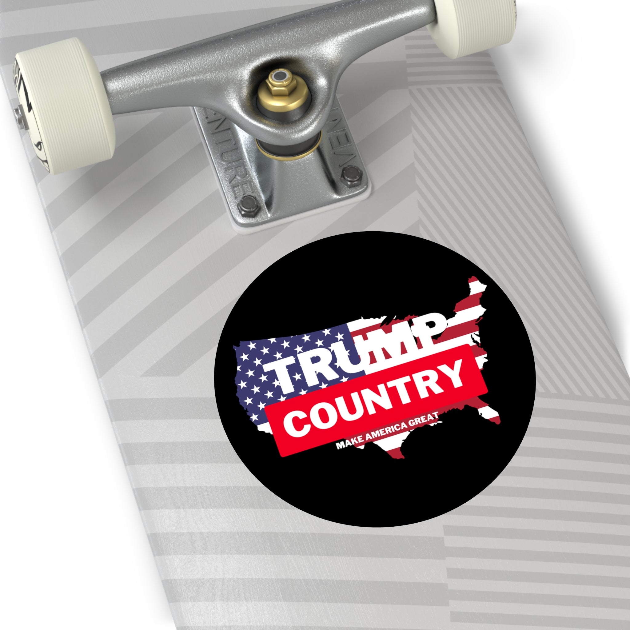 Trump Country Round Vinyl Stickers