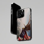 Eagle American Flag Clear Cases