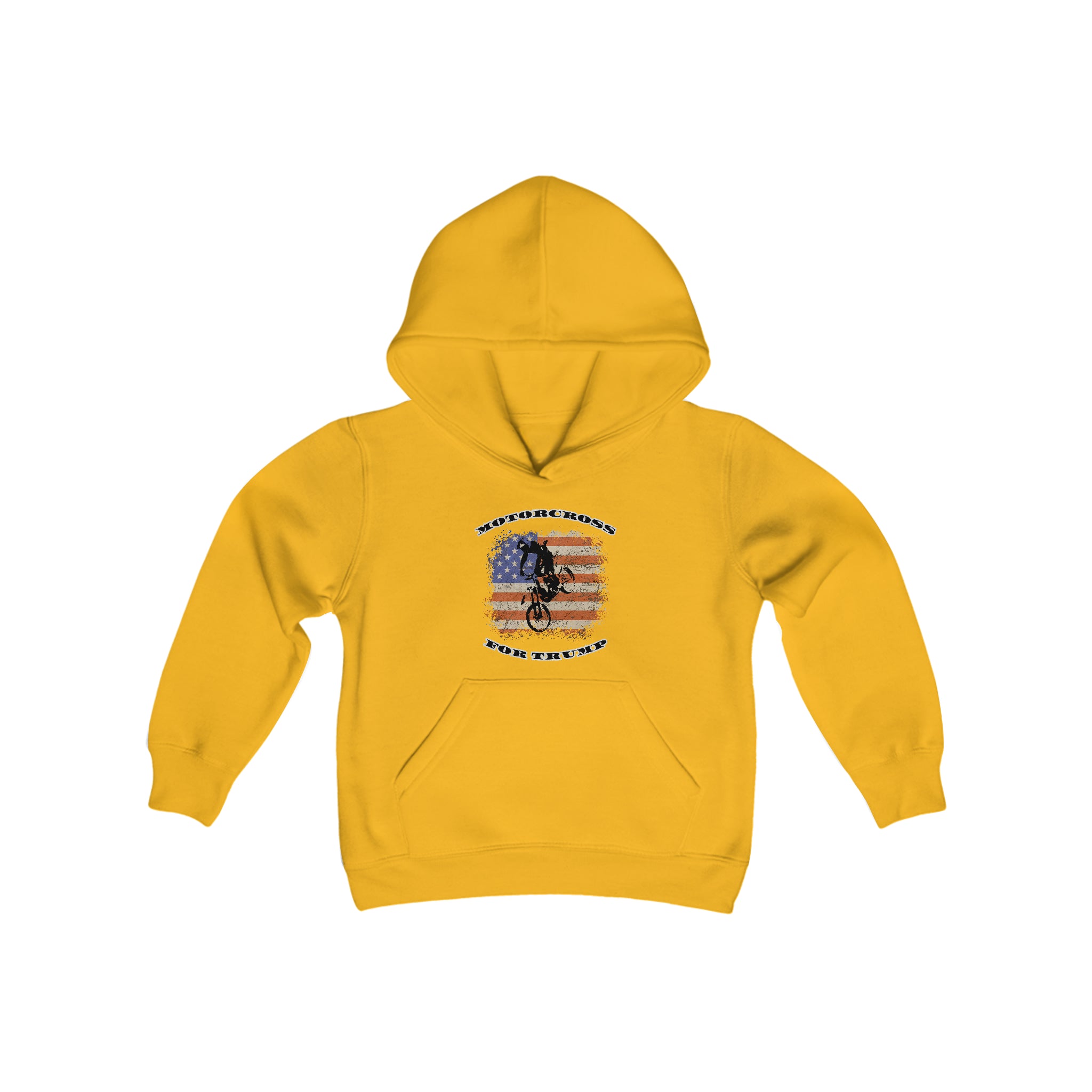 Motorcross For Trump Kids Hoodie