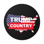 Trump Country Round Vinyl Stickers
