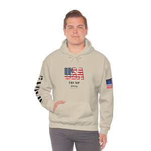 USA Trump 2024 Eagle Hoodie