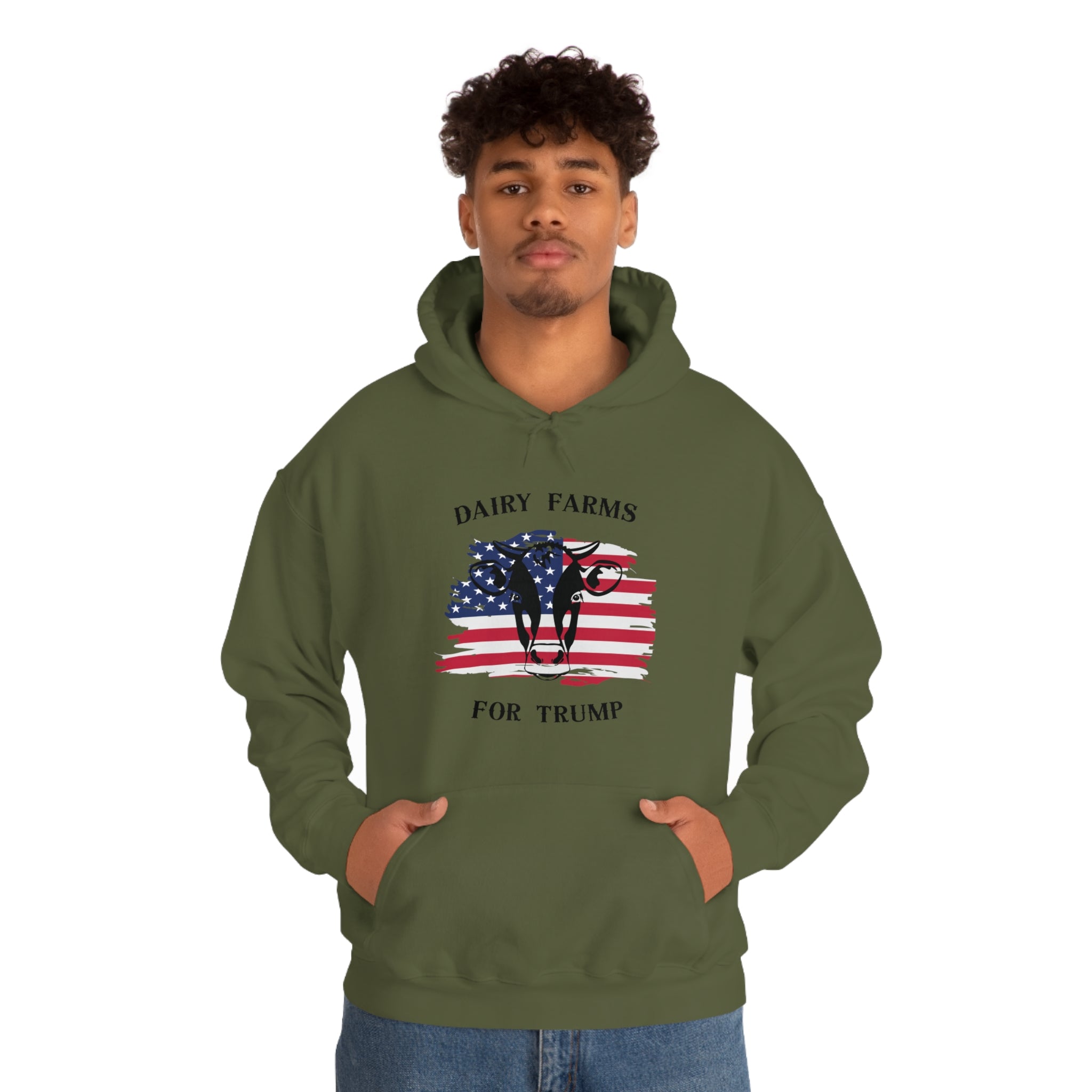 Dairy Farms For Trump Hoodie