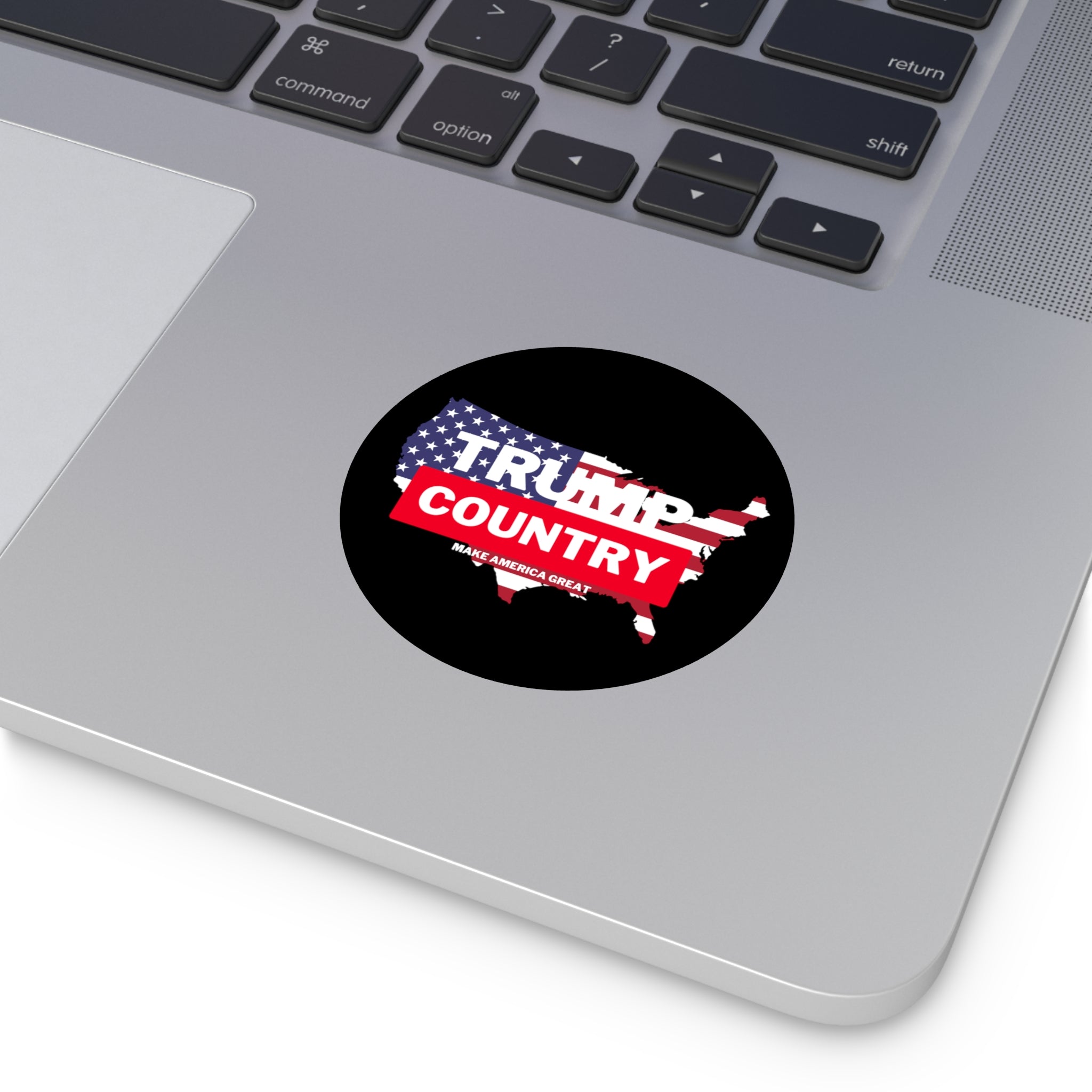 Trump Country Round Vinyl Stickers