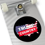 Trump Country Round Vinyl Stickers