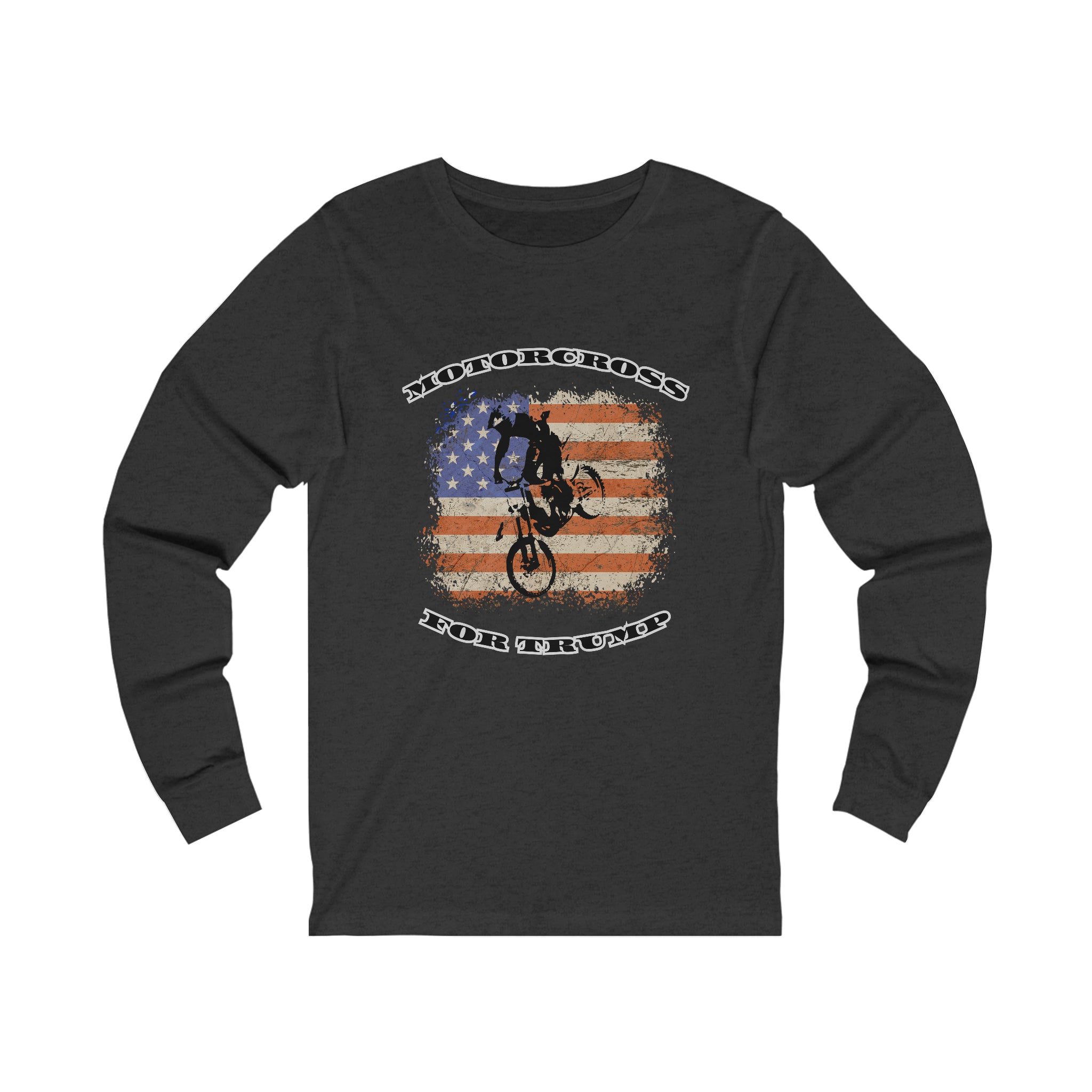 Motorcross For Trump Long Sleeve T-shirt