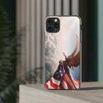 Eagle American Flag Clear Cases