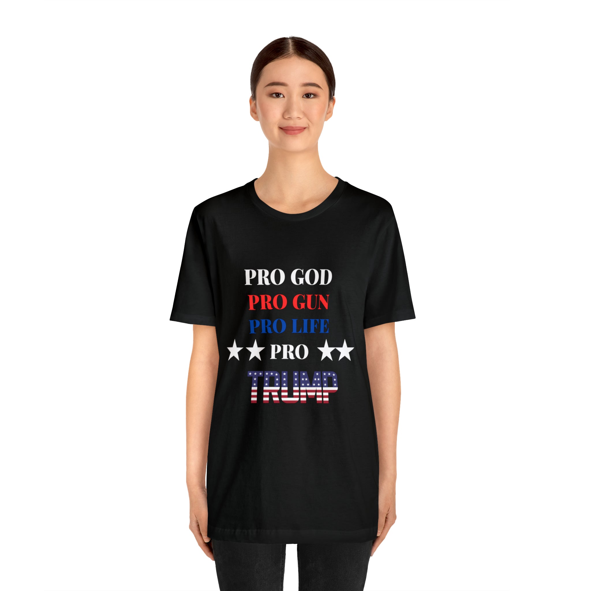 Pro God Pro Gun Pro life Pro Trump T-shirt