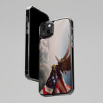 Eagle American Flag Clear Cases