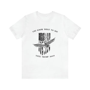 You know What To Do Vote Trump 2024 T-shirt