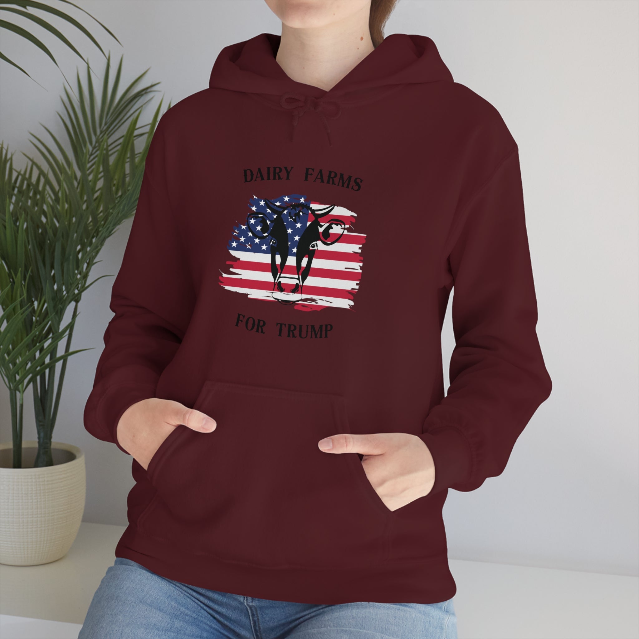 Dairy Farms For Trump Hoodie