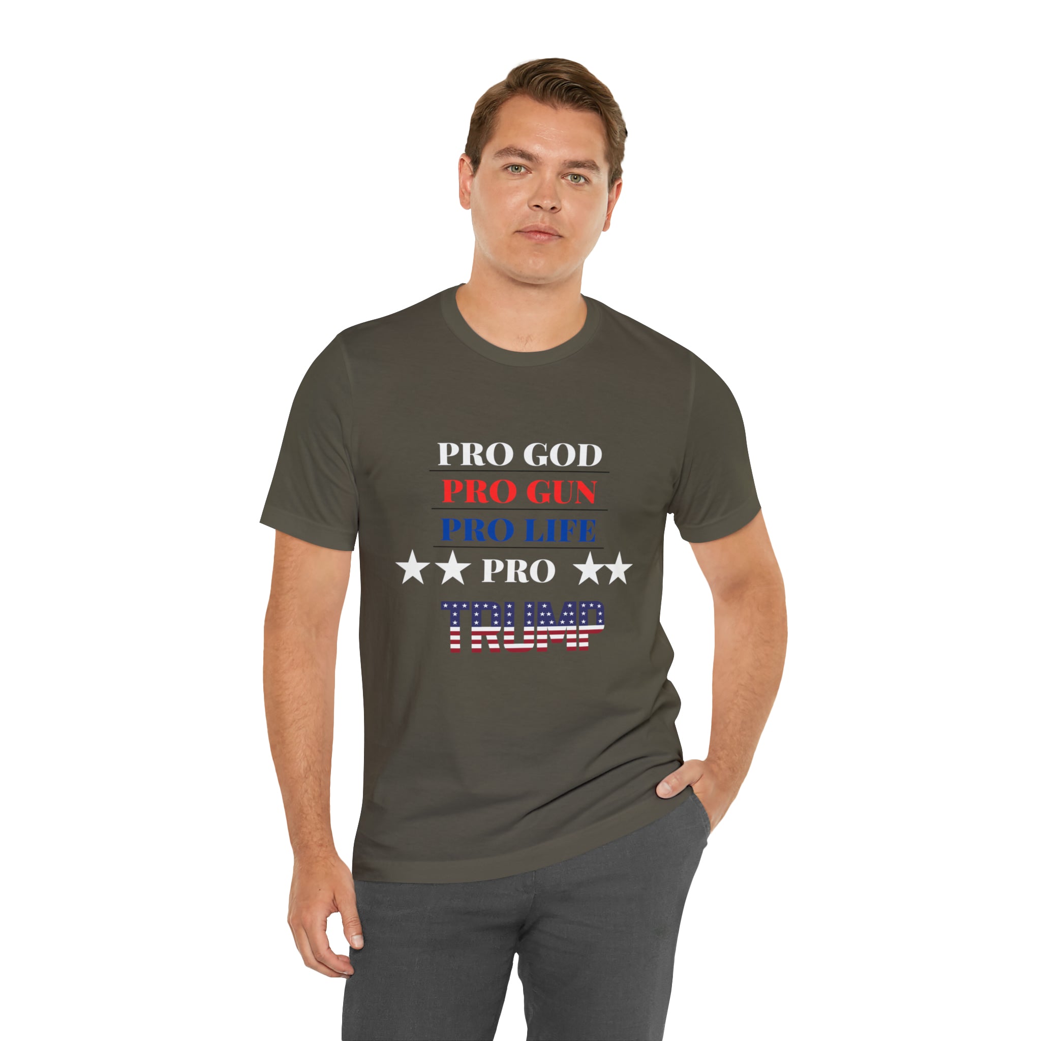 Pro God Pro Gun Pro life Pro Trump T-shirt