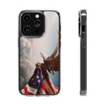 Eagle American Flag Clear Cases