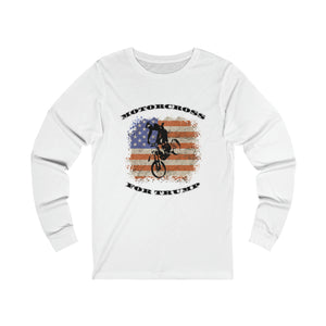 Motorcross For Trump Long Sleeve T-shirt