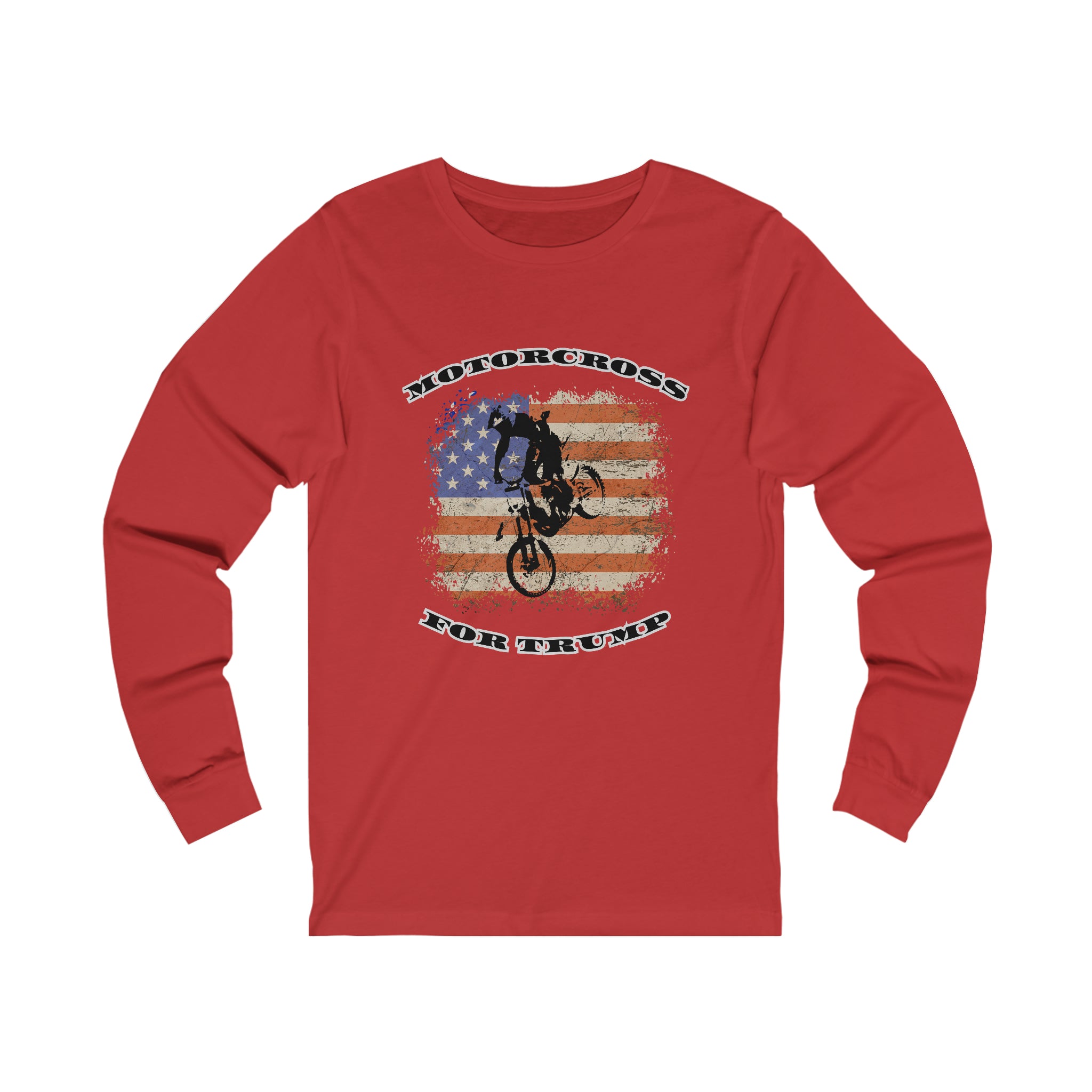 Motorcross For Trump Long Sleeve T-shirt