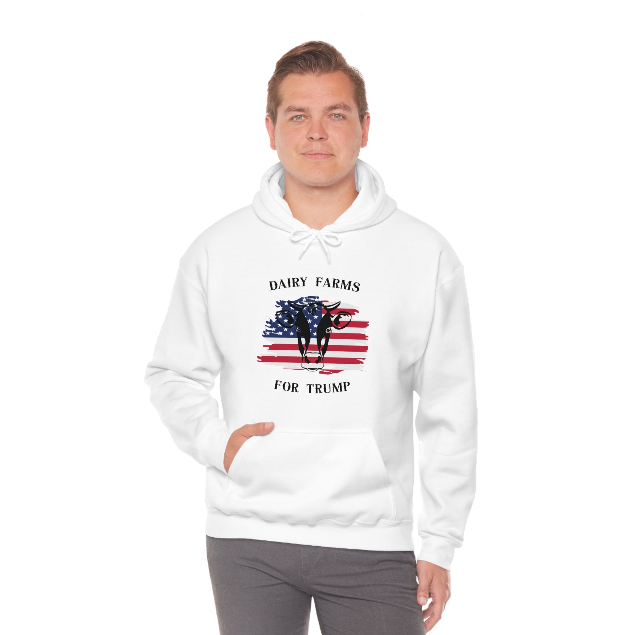 Dairy Farms For Trump Hoodie